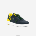 Lacoste נעלי ספורט צבעוניות סינתטיות t-clip DZ4D0D3315 נייבי וירוק 2s3 זוטרים