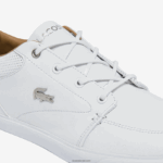 Lacoste נעלי ספורט צווארון מחורר מעור bayliss DZ4D0D1759 לבן 21 גרם גברים - Image 6