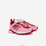 Lacoste נעלי ספורט קולורבלוק טקסטיל l003 DZ4D0D2754 ורוד ולבן f50 נשים - Image 2