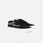 Lacoste נעלי ספורט קנבס עם תחרה לשרת DZ4D0D2716 שחור ולבן 454 נשים - Image 2