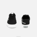 Lacoste נעלי ספורט קנבס עם תחרה לשרת DZ4D0D2716 שחור ולבן 454 נשים - Image 5