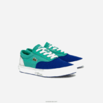 Lacoste נעלי ספורט קנבס עם תחרה לשרת DZ4D0D3264 כחול ירוק bg3 ילדים - Image 2