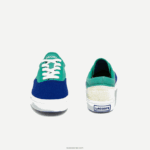Lacoste נעלי ספורט קנבס עם תחרה לשרת DZ4D0D3264 כחול ירוק bg3 ילדים - Image 5