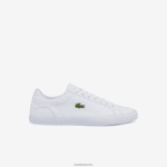 Lacoste נעלי ספורט קנבס של lerond DZ4D0D1907 לבן 001 גברים