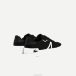 Lacoste נעלי ספורט קנבס l004 DZ4D0D1801 שחור ולבן 312 גברים - Image 3