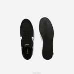 Lacoste נעלי ספורט קנבס l004 DZ4D0D1801 שחור ולבן 312 גברים - Image 4