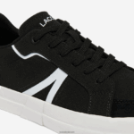 Lacoste נעלי ספורט קנבס l004 DZ4D0D1801 שחור ולבן 312 גברים - Image 6