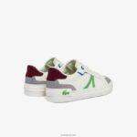 Lacoste נעלי ספורט קנבס l004 DZ4D0D2755 לבן וירוק בהיר 2l6 נשים - Image 2