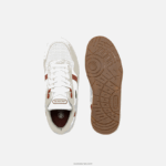 Lacoste נעלי ספורט רולנד-גארוס בקליפס DZ4D0D2746 לבן וחום 385 נשים - Image 3