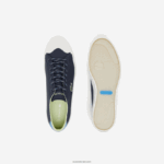 Lacoste נעלי ספורט gripshot מעור וזמש DZ4D0D1899 נייבי ואוף לבן j18 גברים - Image 4