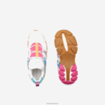 Lacoste נעלי ספורט l003 eco טקסטיל DZ4D0D1842 לבן וורוד b53 גברים - Image 4