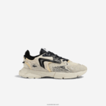 Lacoste נעלי ספורט l003 neo טקסטיל DZ4D0D1694 לבן שחור 2g9 גברים