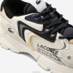 Lacoste נעלי ספורט l003 neo טקסטיל DZ4D0D1694 לבן שחור 2g9 גברים - Image 6