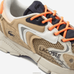 Lacoste נעלי ספורט l003 neo טקסטיל DZ4D0D1695 חיל הים חאקי kn1 גברים - Image 5