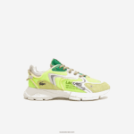 Lacoste נעלי ספורט l003 neo טקסטיל DZ4D0D1696 צהוב ולבן y21 גברים