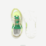 Lacoste נעלי ספורט l003 neo טקסטיל DZ4D0D1696 צהוב ולבן y21 גברים - Image 4