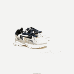 Lacoste נעלי ספורט l003 neo טקסטיל DZ4D0D2678 לבן שחור 2g9 נשים - Image 7