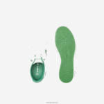 Lacoste נעלי ספורט l004 מטקסטיל DZ4D0D3060 לבן/ירוק 082 ילדים - Image 4