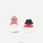 Lacoste נעלי ספורט l004 מטקסטיל DZ4D0D3062 ורוד נייבי s1n ילדים - Image 4