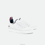 Lacoste נעלי ספורט tricolor la piquee טקסטיל DZ4D0D3304 לבן/צי ואדום 407 ילדים - Image 2