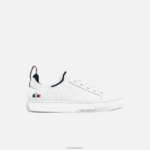 Lacoste נעלי ספורט tricolor la piquee טקסטיל DZ4D0D3304 לבן/צי ואדום 407 ילדים