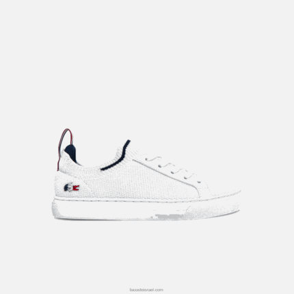 Lacoste נעלי ספורט tricolor la piquee טקסטיל DZ4D0D3304 לבן/צי ואדום 407 ילדים