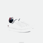 Lacoste נעלי ספורט tricolor la piquee טקסטיל DZ4D0D3317 לבן/צי ואדום 407 זוטרים - Image 2