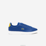 Lacoste נעלי פופ פופ מעור עם עקב של carnaby pro DZ4D0D1744 כחול כהה ולבן 121 גברים