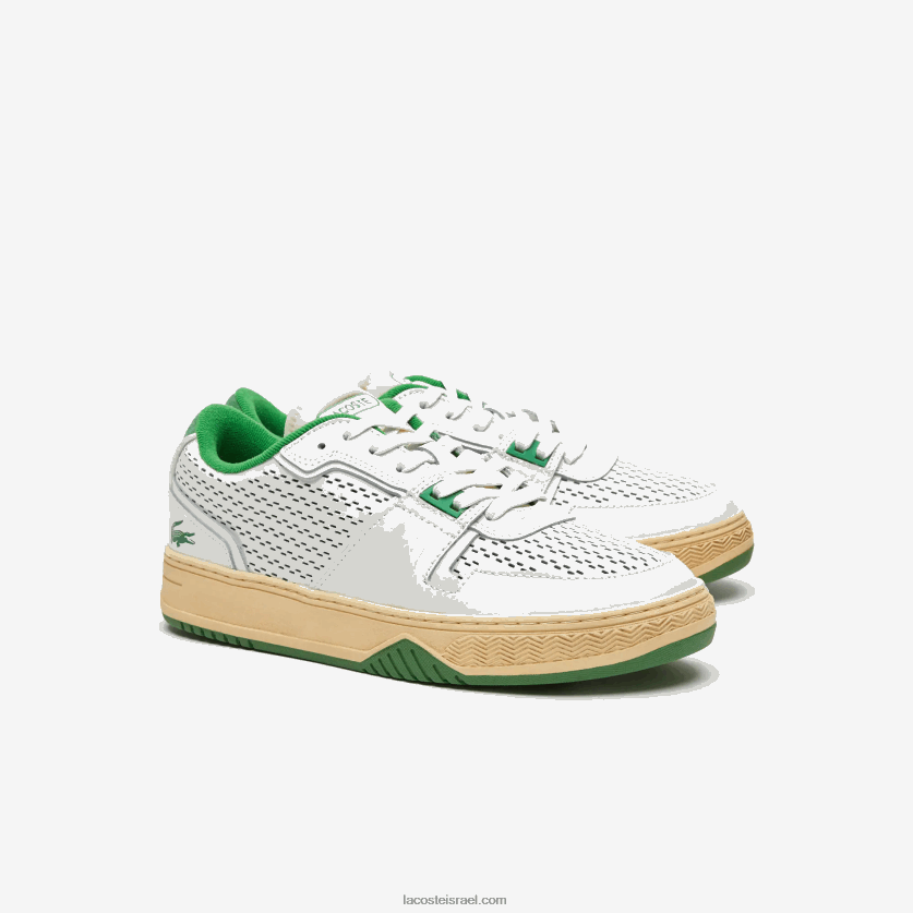 Lacoste נעלי פופ פופ עקב עור l001 DZ4D0D1745 לבן/ירוק 082 גברים - Image 2