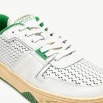 Lacoste נעלי פופ פופ עקב עור l001 DZ4D0D1745 לבן/ירוק 082 גברים - Image 6