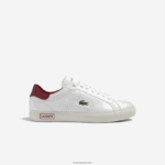 Lacoste נעלי פופ פופ עקב עור powercourt 2.0 DZ4D0D1741 לבן ואדום 286 גברים