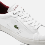 Lacoste נעלי פופ פופ עקב עור powercourt 2.0 DZ4D0D1741 לבן ואדום 286 גברים - Image 6