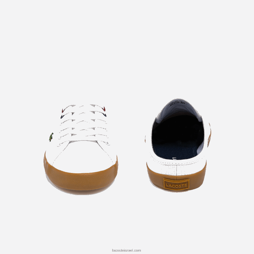 Lacoste נעלי קנבס של זיאן mule DZ4D0D2732 לבן ומסטיק y37 נשים - Image 5