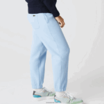 Lacoste נעלי ריצה מכותנה מעורבת DZ4D0D2414 כחול hbp נשים - Image 8
