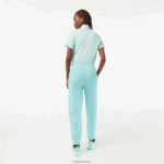 Lacoste נעלי ריצה מכותנה מעורבת DZ4D0D2415 turquoise bvg נשים - Image 3