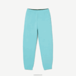 Lacoste נעלי ריצה מכותנה מעורבת DZ4D0D2415 turquoise bvg נשים - Image 4