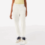 Lacoste נעלי ריצה מכותנה מעורבת DZ4D0D2551 לבן 70V נשים - Image 2