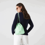 Lacoste נרתיק כתף מעור אנכי DZ4D0D2874 אפר k93 נשים