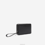 Lacoste נרתיק רוכסן מעור chantaco פיקה DZ4D0D2009 שחור 000 גברים - Image 3