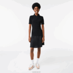 Lacoste סוודר סרוג עם צווארון רוכסן DZ4D0D2638 שחור 031 נשים - Image 2