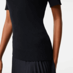 Lacoste סוודר סרוג עם צווארון רוכסן DZ4D0D2638 שחור 031 נשים - Image 7