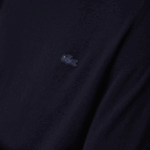 Lacoste סוודר צמר מרינו צווארון גולף DZ4D0D1592 כחול כהה 166 גברים - Image 5