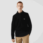 Lacoste סוודר צמר עם צווארון V DZ4D0D1554 שחור 031 גברים