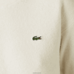 Lacoste סוודר צמר צווארון DZ4D0D2640 לבן 70V נשים - Image 6