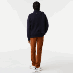 Lacoste סוודר תנין DZ4D0D1380 כחול כהה 166 גברים - Image 3