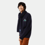 Lacoste סוודר תנין DZ4D0D1380 כחול כהה 166 גברים - Image 4