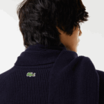 Lacoste סוודר תנין DZ4D0D1380 כחול כהה 166 גברים - Image 5
