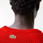 Lacoste סוודר תנין DZ4D0D1382 אדום 240 גברים - Image 4