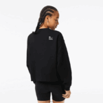 Lacoste סווטשירט אחורי לוגו DZ4D0D2391 שחור 031 נשים - Image 3