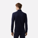 Lacoste סווטשירט גולף עם צווארון משובץ DZ4D0D313 כחול כהה 423 גברים - Image 3